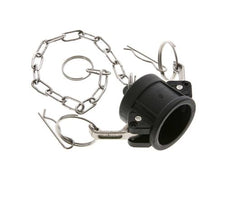 Camlock DN 25 (1'') Polypropylen-Kupplungsendkappe Typ DC MIL-C-27487