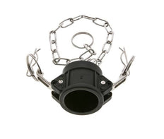 Camlock DN 25 (1'') Polypropylen-Kupplungsendkappe Typ DC MIL-C-27487