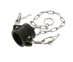 Camlock DN 25 (1'') Polypropylen-Kupplungsendkappe Typ DC MIL-C-27487