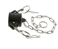 Camlock DN 25 (1'') Polypropylen-Kupplungsendkappe Typ DC MIL-C-27487