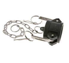 Camlock DN 32 (1 1/4'') Polypropylen-Kupplungsendkappe Typ DC MIL-C-27487