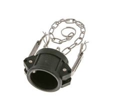 Camlock DN 32 (1 1/4'') Polypropylen-Kupplungsendkappe Typ DC MIL-C-27487