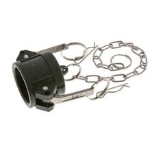 Camlock DN 32 (1 1/4'') Polypropylen-Kupplungsendkappe Typ DC MIL-C-27487