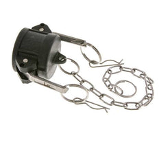 Camlock DN 32 (1 1/4'') Polypropylen-Kupplungsendkappe Typ DC MIL-C-27487