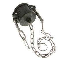 Camlock DN 32 (1 1/4'') Polypropylen-Kupplungsendkappe Typ DC MIL-C-27487