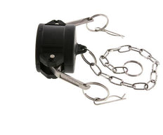 Camlock DN 40 (1 1/2'') Polypropylen-Kupplungsendkappe Typ DC MIL-C-27487