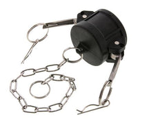 Camlock DN 40 (1 1/2'') Polypropylen-Kupplungsendkappe Typ DC MIL-C-27487