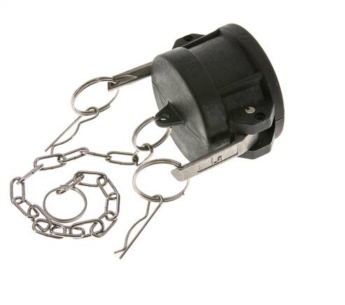 Camlock DN 50 (2'') Polypropylen-Kupplungsendkappe Typ DC MIL-C-27487