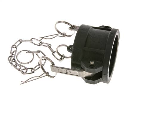 Camlock DN 50 (2'') Polypropylen-Kupplungsendkappe Typ DC MIL-C-27487