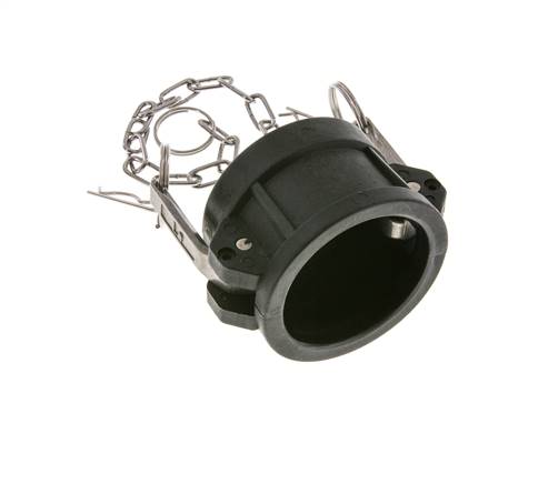 Camlock DN 50 (2'') Polypropylen-Kupplungsendkappe Typ DC MIL-C-27487
