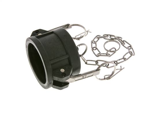 Camlock DN 50 (2'') Polypropylen-Kupplungsendkappe Typ DC MIL-C-27487