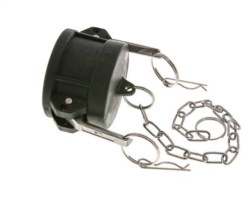 Camlock DN 50 (2'') Polypropylen-Kupplungsendkappe Typ DC MIL-C-27487