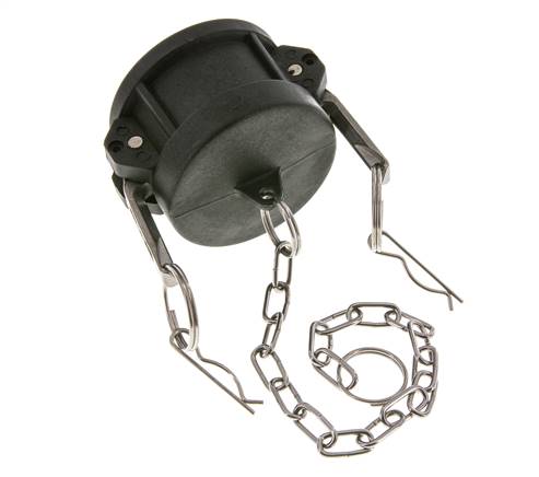 Camlock DN 50 (2'') Polypropylen-Kupplungsendkappe Typ DC MIL-C-27487