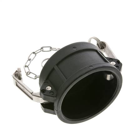Camlock DN 75 (3'') Polypropylen-Kupplungsendkappe Typ DC MIL-C-27487