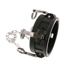 Camlock DN 90 (4'') Polypropylen-Kupplungsendkappe Typ DC MIL-C-27487