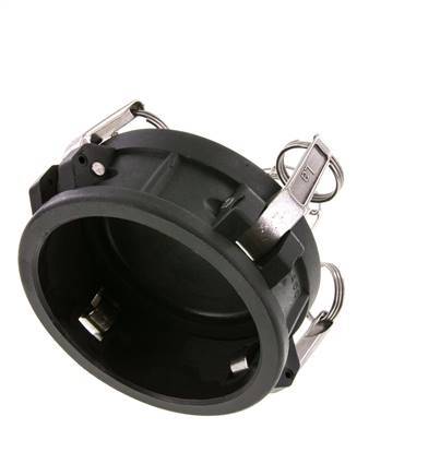 Camlock DN 90 (4'') Polypropylen-Kupplungsendkappe Typ DC MIL-C-27487