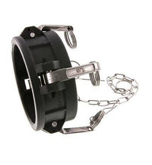Camlock DN 90 (4'') Polypropylen-Kupplungsendkappe Typ DC MIL-C-27487