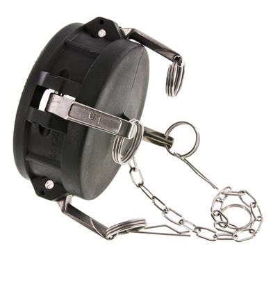 Camlock DN 90 (4'') Polypropylen-Kupplungsendkappe Typ DC MIL-C-27487