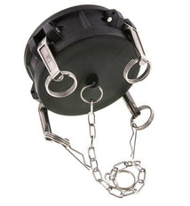 Camlock DN 90 (4'') Polypropylen-Kupplungsendkappe Typ DC MIL-C-27487