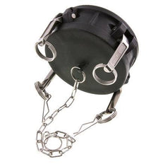 Camlock DN 90 (4'') Polypropylen-Kupplungsendkappe Typ DC MIL-C-27487