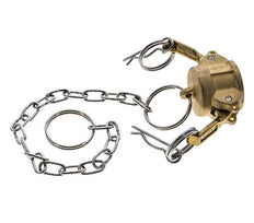 Camlock DN 15 (1/2'') Messing-Kupplungsendkappe Typ DC MIL-C-27487