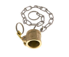 Camlock DN 15 (1/2'') Messing-Kupplungsendkappe Typ DC MIL-C-27487