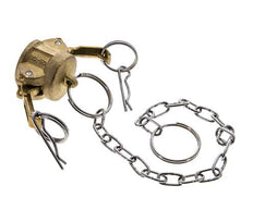 Camlock DN 15 (1/2'') Messing-Kupplungsendkappe Typ DC MIL-C-27487