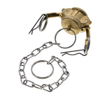Camlock DN 15 (1/2'') Messing-Kupplungsendkappe Typ DC MIL-C-27487