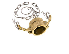 Camlock DN 20 (3/4'') Messing-Kupplungsendkappe Typ DC MIL-C-27487