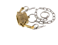 Camlock DN 20 (3/4'') Messing-Kupplungsendkappe Typ DC MIL-C-27487