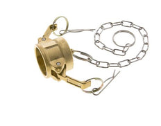 Camlock DN 25 (1'') Messing-Kupplungsendkappe Typ DC MIL-C-27487