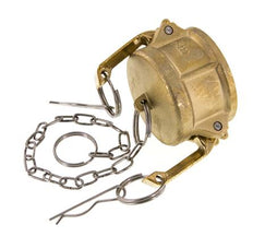 Camlock DN 50 (2'') Messing-Kupplungsendkappe Typ DC MIL-C-27487