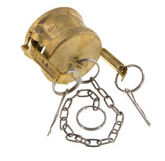 Camlock DN 50 (2'') Messing-Kupplungsendkappe Typ DC MIL-C-27487