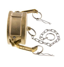 Camlock DN 75 (3'') Messing-Kupplungsendkappe Typ DC MIL-C-27487