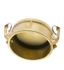 Camlock DN 140 (6'') Messing-Kupplungsendkappe Typ DC MIL-C-27487