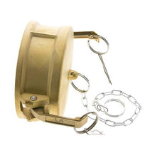 Camlock DN 140 (6'') Messing-Kupplungsendkappe Typ DC MIL-C-27487