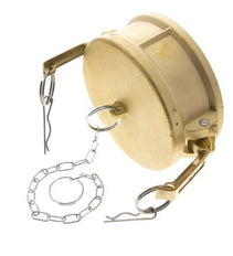Camlock DN 140 (6'') Messing-Kupplungsendkappe Typ DC MIL-C-27487