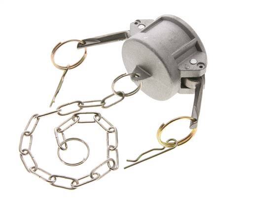 Camlock DN 40 (1 1/2'') Aluminium-Kupplungsendkappe Typ DC MIL-C-27487