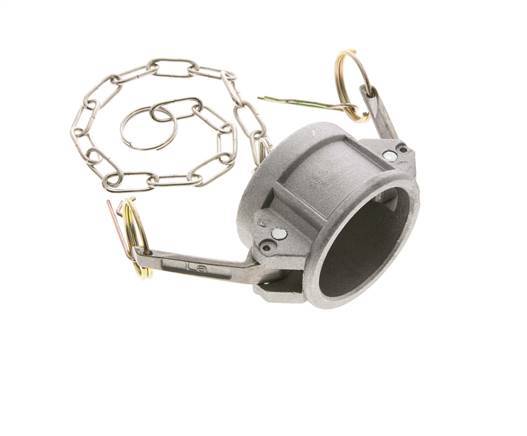 Camlock DN 40 (1 1/2'') Aluminium-Kupplungsendkappe Typ DC MIL-C-27487