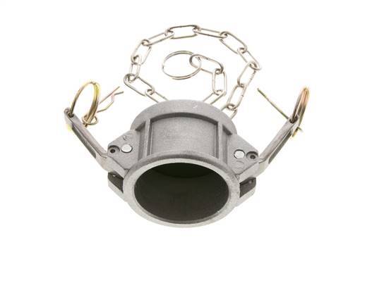 Camlock DN 40 (1 1/2'') Aluminium-Kupplungsendkappe Typ DC MIL-C-27487