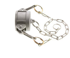 Camlock DN 40 (1 1/2'') Aluminium-Kupplungsendkappe Typ DC MIL-C-27487