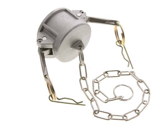 Camlock DN 40 (1 1/2'') Aluminium-Kupplungsendkappe Typ DC MIL-C-27487