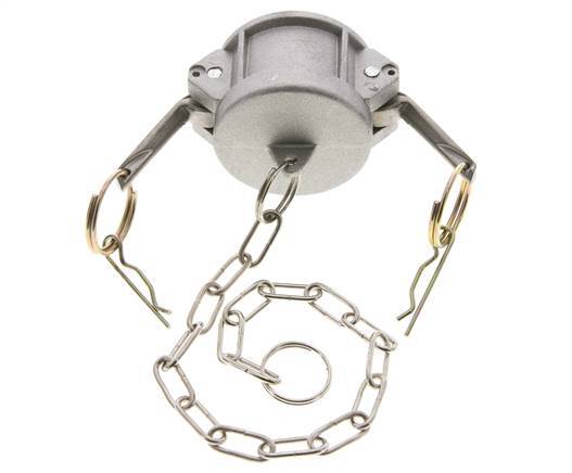 Camlock DN 40 (1 1/2'') Aluminium-Kupplungsendkappe Typ DC MIL-C-27487