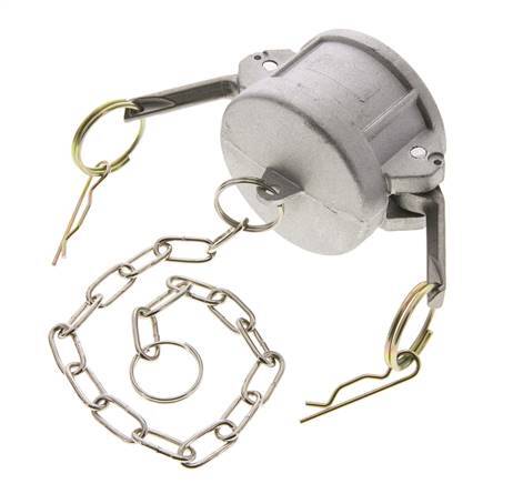 Camlock DN 50 (2'') Aluminium Coupling End Cap Type DC MIL-C-27487
