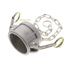 Camlock DN 50 (2'') Aluminium-Kupplungsendkappe Typ DC MIL-C-27487