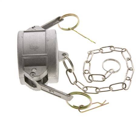 Camlock DN 50 (2'') Aluminium-Kupplungsendkappe Typ DC MIL-C-27487