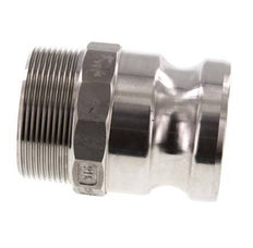 Camlock DN 50 (2'') Stainless Steel Coupling R 2'' Male Thread Type F MIL-C-27487