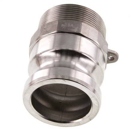 Camlock DN 50 (2'') Edelstahlkupplung R 2'' Außengewinde Typ F MIL-C-27487