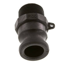 Camlock DN 25 (1'') Polypropylen-Kupplung R 1'' Außengewinde Typ F MIL-C-27487 [2 Stück]