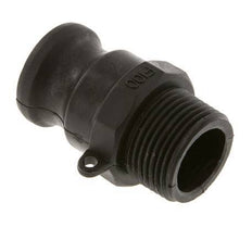 Camlock DN 25 (1'') Polypropylen-Kupplung R 1'' Außengewinde Typ F MIL-C-27487 [2 Stück]